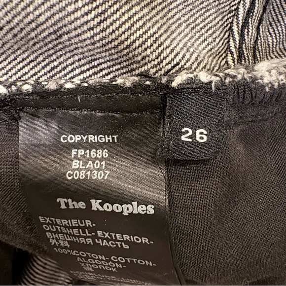 THE KOOPLES Paris Nelly Straight Leg Cropped Jeans Size 26 - Picture 8 of 11